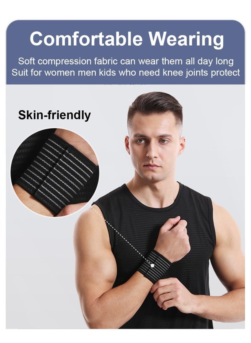 Bukela 2 Pack Wrist Brace Wrist Straps for Weightlifting, Wrist Wraps Lifting Straps Wrist Brace for Working Out Gym Accessories for Men & Women - Image 4